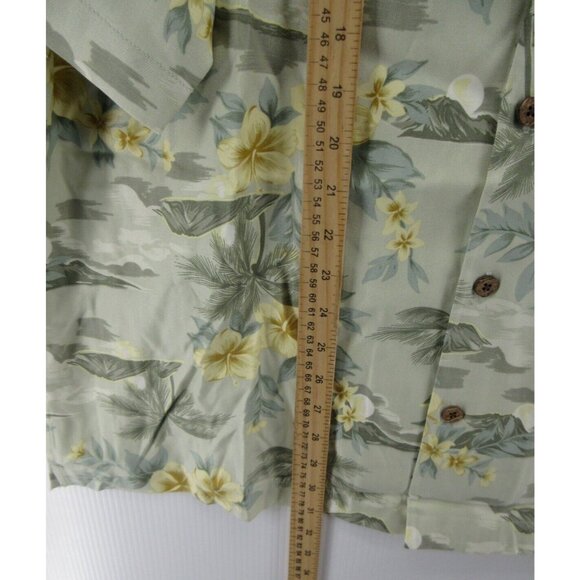 Tommy Bahama Shirt XL Silk Hawaiian Button Up Loop Collar Tropical - Picture 4 of 9